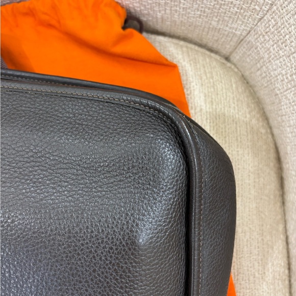 Authentic HERMES EVELYNE GM 1 Taurillon Cafe crossbody - Picture 11 of 16